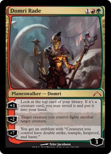 Domri's stature is misleading in terms of the amount of value he provides. 